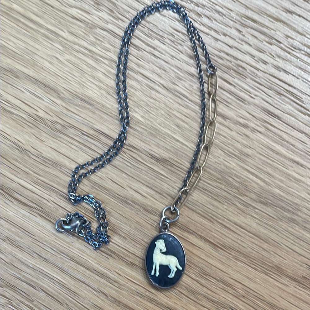 Vintage 1970 Deadstock Zodiac Aries Necklace